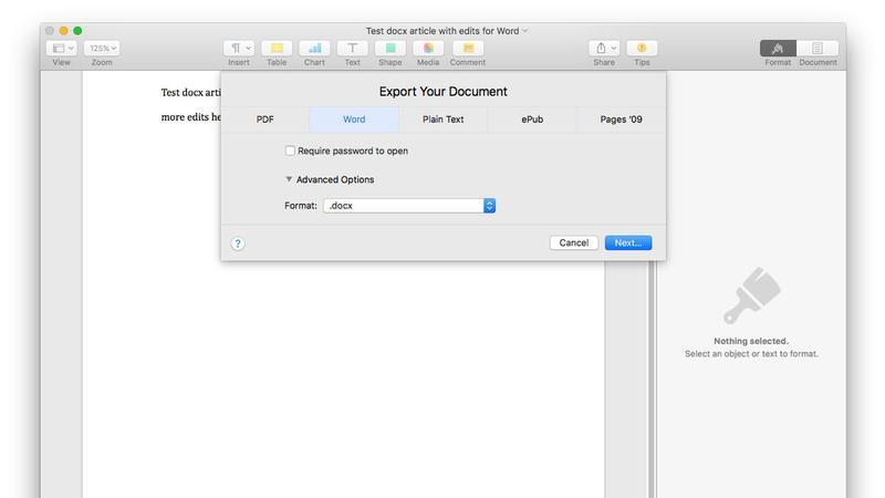 Mac computer wont let me save a word document from word for mac download